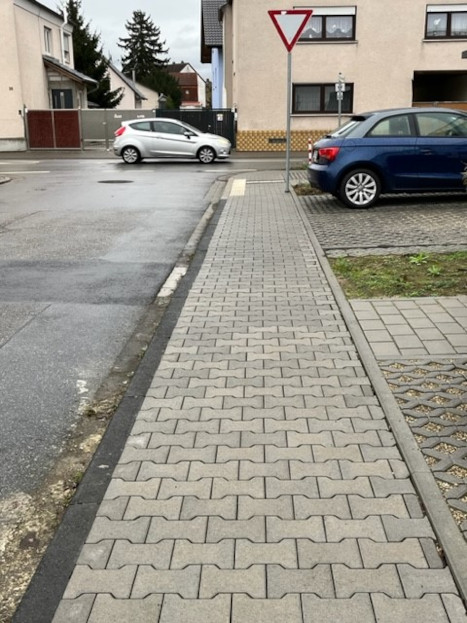 Bild Gehwegsanierung Lorsch