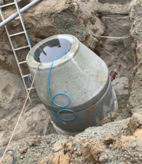 Bild Dichtigkeitsprüfung Schacht