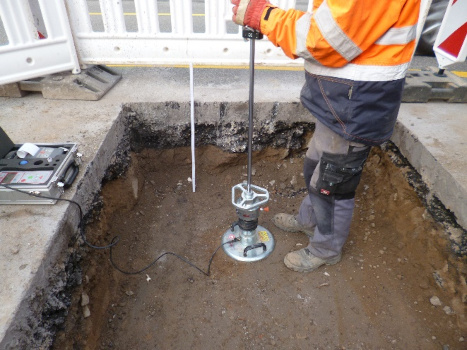 Bild Lastplattendruckversuch